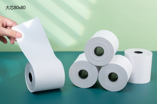 Large core 80X80 thermal paper