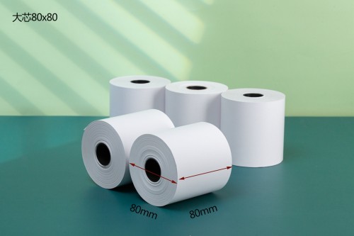 Large core 80X80 scale thermal paper